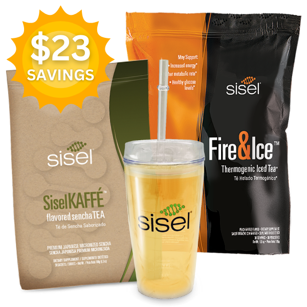Fire 'N Ice Tea Natural Thermogenic Drink Sisel International